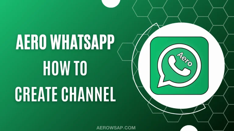 Aero WhatsApp Create channel